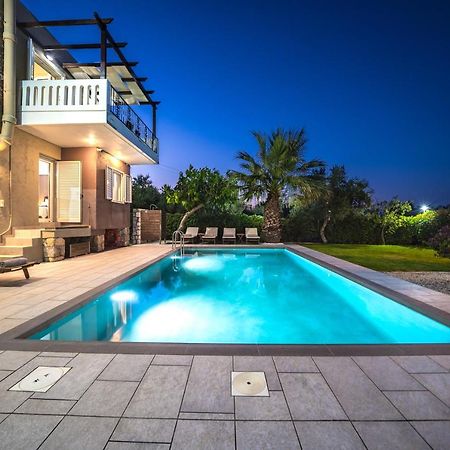 Petronila Luxury Villa With Heated Private Pool Kissamos Luaran gambar