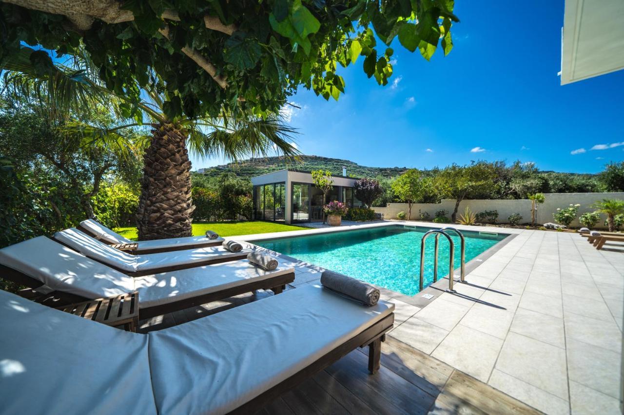 Petronila Luxury Villa With Heated Private Pool Kissamos Luaran gambar