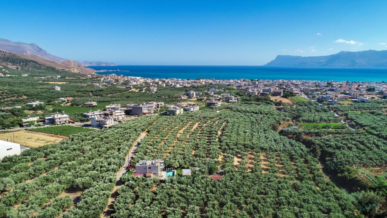 Petronila Luxury Villa With Heated Private Pool Kissamos Luaran gambar
