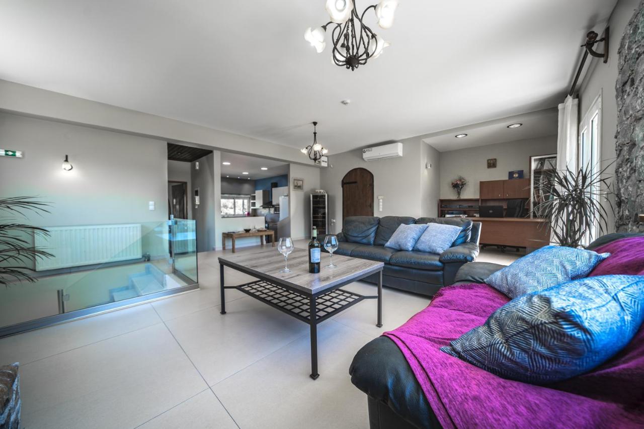 Petronila Luxury Villa With Heated Private Pool Kissamos Luaran gambar