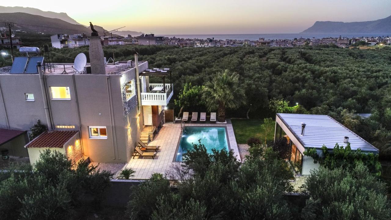 Petronila Luxury Villa With Heated Private Pool Kissamos Luaran gambar